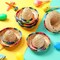 80 Pcs Mini Sombrero Hats Small Fiesta Headband Hats Natural Straw Cinco De Mayo Party Decorations for Kids Pets Dogs